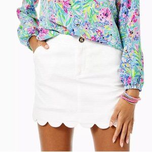 Lilly Pulitzer Colette Scalloped Hem Skort